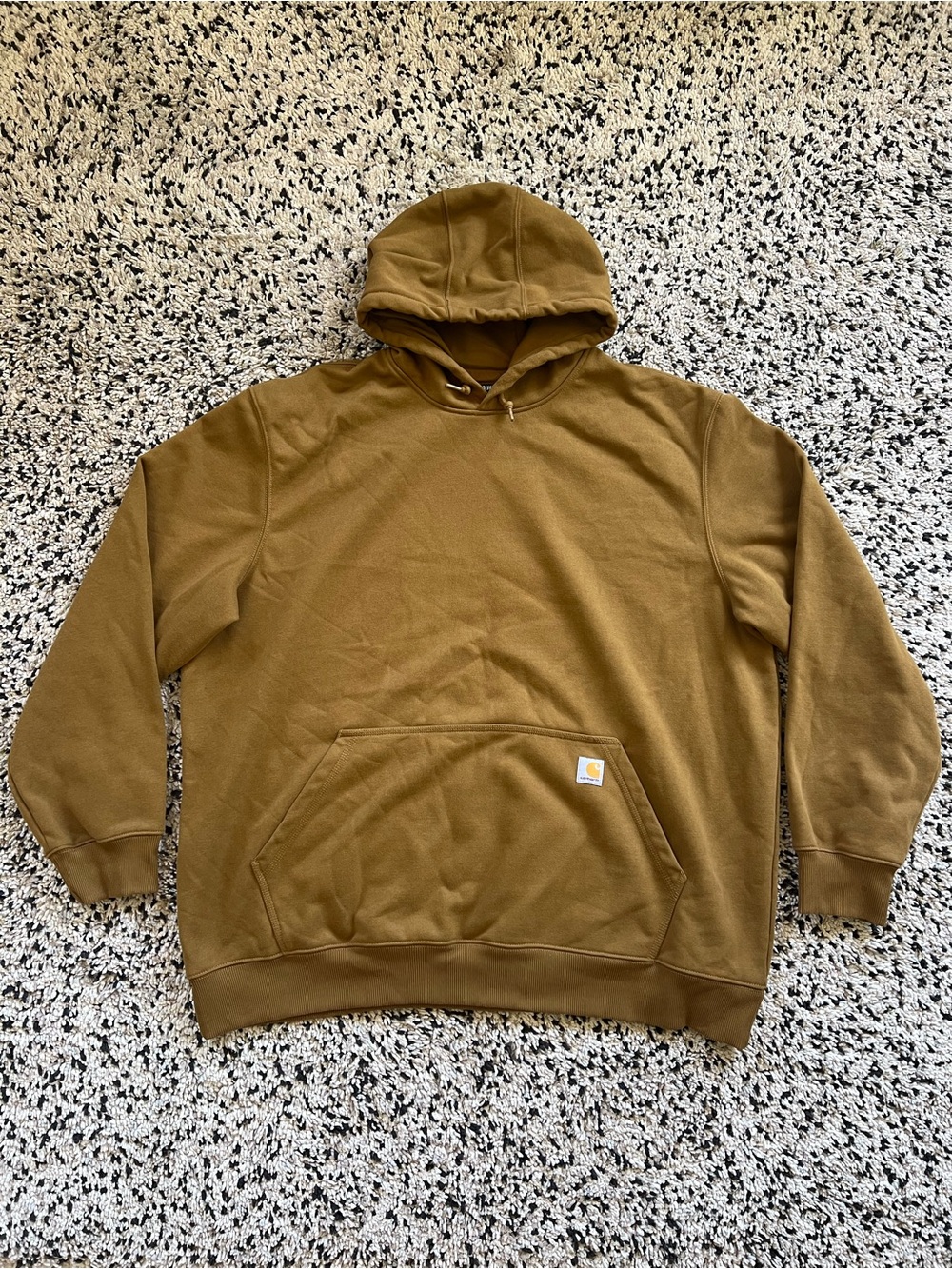 Carhartt Hoodie Rain Defender Loose Fit Tan Beige Pullover TS0615 Men’s Size 3XL